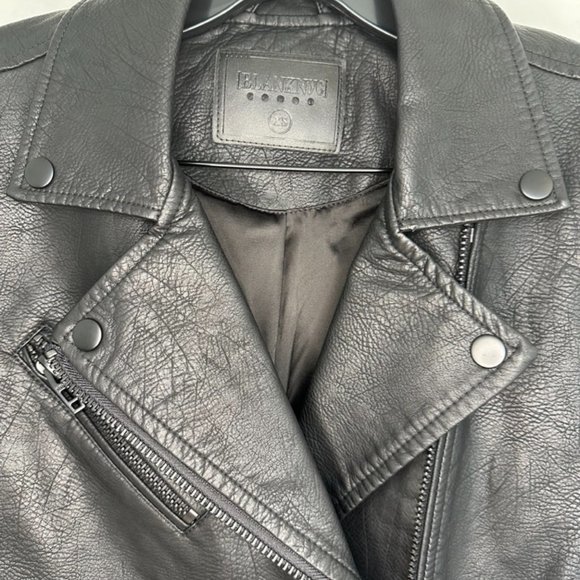 Blank NYC leather like motorcycle jacket NWOT - Picture 1 of 13